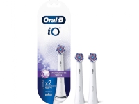 Oral-B iO Series Radiant White Tannbørstehoveder - Hvit - 2-pakning Helse - Tannhelse - Tannbørstehoder