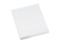 Blok 100 ark hvid uden linjer A7 L105xB74xH45mm,10 stk/pk Papir & Emballasje - Spesial papir - Papirruller