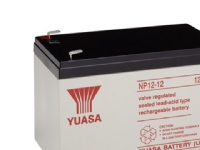Yuasa NP12-12, Forseglet blysyre (VRLA), 12 V, 1 stykker, Sort, Hvit, 5 år, 20 timer PC & Nettbrett - UPS - Erstatningsbatterier