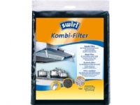 Swirl Kombi-Filter, Filter til kjøkkenhette, Sort, 570 mm, 470 mm, 1 stykker