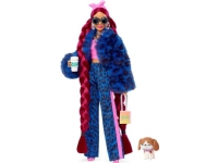 Barbie Extra Doll Blue Panther Suit/Burgundy Hair HHN09