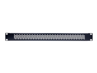 Inter-Tech PINHOLE APERTURE - Blindplate - RAL 9005 - 1U - 19 PC & Nettbrett - Rack skap - Tilbehør