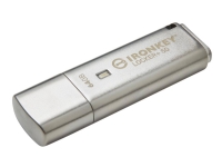 Kingston IronKey Locker+ 50 – USB flash-enhet – krypterat – 64 GB – USB 3.2 Gen 1