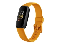 Fitbit Inspire 3 - Svart - aktivitetssporer med bånd - silikon - oransje - håndleddstørrelse: inntil 221 mm - Bluetooth - svart, morgenglød Sport & Trening - Pulsklokker og Smartklokker - Aktivitetssporere