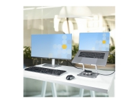 StarTech.com Laptop Stand for Desk, Ergonomic Laptop Stand Adjustable Height, Aluminum, Portable, Supports up to 22lb (10kg), Foldable Laptop Holder for Desk - Angled Notebook Computer Riser/Lift (ADJ-LAPTOP-RISER) - Notebookstativ - skrivebordsmonterbar - sølv - for P/N: PRIVSCNLT15, PRIVSCNMAC13, PRIVSCNMAC15