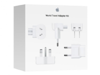 Apple World Travel Adapter Kit - Strømkontaktadaptersett - for MacBook MacBook Air with Retina display MacBook Pro PC & Nettbrett - Nettbrett tilbehør - Nettbrett tilbehør