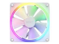 NZXT F Series F120 RGB – Lådfläkt – 120 mm – matt vit