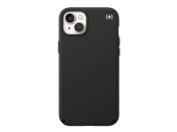Speck Presidio 2 Pro – Baksidesskydd för mobiltelefon – MagSafe-kompatibilitet – svartvitt – för Apple iPhone 14 Plus