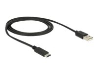 Delock – USB-kabel – 24 pin USB-C (han) til USB (han) – USB 2.0 – 1 m – sort