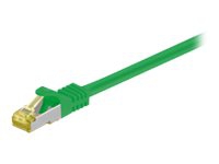 MicroConnect – Nätverkskabel – RJ-45 (hane) till RJ-45 (hane) – 5 m – SFTP PiMF – CAT 7 – grön