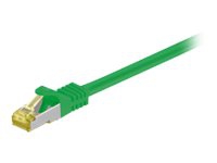 MicroConnect – Nätverkskabel – RJ-45 (hane) till RJ-45 (hane) – 7.5 m – SFTP PiMF – CAT 7 – grön