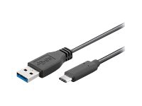 MicroConnect – USB-kabel – USB typ A (hane) till USB-C (hane) – USB 3.1 – 1 m