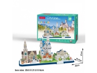 Cubicfun Puzzle 3D City Line Bayern Leker - Spill - Gåter