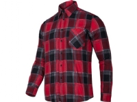 Lahti Pro flanellskjorte rød, 120G/M2, 3XL (LPKF13XL) Klær og beskyttelse - Arbeidsklær - Arbeidsskjorter