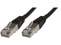 MicroConnect – Nätverkskabel – RJ-45 (hane) till RJ-45 (hane) – 25 cm – F/UTP (folieöverdraget oskärmat tvinnat par) – CAT 6 – halogenfri formpressad tvinnad – svart