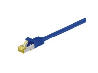 MicroConnect – Nätverkskabel – RJ-45 (hane) till RJ-45 (hane) – 5 m – SFTP PiMF – CAT 7 – halogenfri hakfri – blå