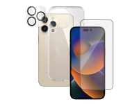 PanzerGlass – Protection Pack – baksidesskydd för mobiltelefon – polykarbonat polymetylmetakrylat (PMMA) 100 % återvunnet termoplastpolyuretan (TPU) – för Apple iPhone 14 Pro Max