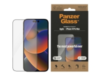 Bilde av Panzerglass - Skjermbeskyttelse For Mobiltelefon - Ultrabred Passform - Glass - Rammefarge Svart - For Apple Iphone 14 Pro Max