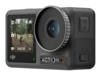 DJI Osmo Action 3 - Adventure Combo - actionkamera - 4K / 120 fps - Wi-Fi, Bluetooth - under vannet inntil 16 m Foto og video - Videokamera - Action videokamera
