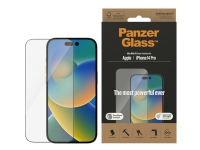PanzerGlass™ | Ultra-Wide Fit - Skjermbeskytter til mobiltelefoner - Krystallklar | Apple iPhone 14 Pro Tele & GPS - Mobilt tilbehør - Skjermbeskyttelse