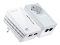 TP-Link TL-WPA4226KIT AV500 Powerline WiFi Kit - - strømlinjeadaptersett - - HomePlug AV (HPAV) - Wi-Fi - veggpluggbar PC tilbehør - Nettverk - HomePlug/Powerline