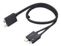 Lenovo Split Cable - Thunderbolt-kabel - USB-C / DC-strømjakk til 24 pin USB-C, Slim Tip - Thunderbolt 4 - 70 cm - svart - for ThinkCentre M75t Gen 2 11W5 PC tilbehør - Kabler og adaptere - Skjermkabler