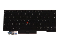 Lite-On – Ersättningstangentbord för bärbar dator – med Trackpoint UltraNav – bakgrundsbelyst – QWERTY – dansk – svart – FRU – för ThinkPad P14s Gen 1  P14s Gen 2  T14 Gen 1  T14 Gen 2
