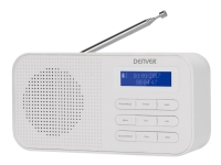 DENVER DAB-42 - Bærbar DAB-radio - 1 watt - hvit TV, Lyd & Bilde - Stereo - Radio (DAB og FM)