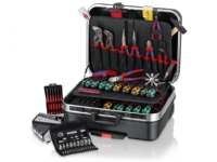 KNIPEX "Verktøykasse ""BIG Basic Move"" Mechanic", 90-delers, med integrerte ruller og teleskopgrep