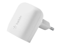 Belkin BoostCharge - Strømadapter - PPS-teknologi - 20 watt - 3 A - Power Delivery 3.1 (24 pin USB-C) - hvit Tele & GPS - Batteri & Ladere - Ladere