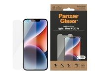 Produktfoto för PanzerGlass - Skärmskydd för mobiltelefon - klassisk passning - glas - med sekretessfilter - för Apple iPhone 13, 13 Pro, 14