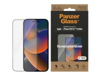PanzerGlass™ | Skjermbeskytter - Ultra-Wide Fit | Apple iPhone 14 Pro Max Tele & GPS - Mobilt tilbehør - Skjermbeskyttelse