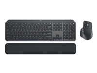 Bilde av Logitech Mx Keys Combo For Business - Tastatur- Og Mussett - Bakbelysning - Trådløs - Bluetooth Le - Qwerty - Pan Nordic - Grafitt