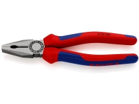 Knipex 03 02 200, Kombinasjonstang, 1,6 cm, Stål, Vinyl, Blå, Rød, 200 mm
