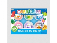 Ooly Lekkolina Creatibles Air Dry Clay Kit 24 kolory