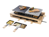 Bestron Black&amp Wood ARG300BW – Raclette/grill/värmesten – 1500 W