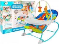 LEANToys Cradle rocker baby chair 2 in 1 blue