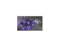 Konstsmide 1491-457 20 lamp(or) LED Lila Light decoration chain Svart 8 cm