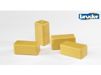 Bruder 4 block hay bales accessories