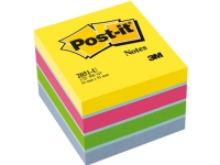 Post-it® Notes mini-kubusblok ultrafarver 51 mm x 51 mm 400 ark