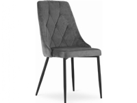Leobert IMOLA chair – dark gray velvet x 4