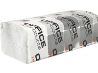Kontorprodukter ZZ brettet økonomisk avfallspapirhåndklær KONTORPRODUKTER, 1-lags, 4000 ark, 20 stk., hvit Rengjøring - Tørking - Håndkle & Dispensere