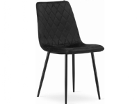 Leobert TURIN chair – black velvet x 4
