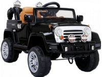 Lean Cars Elbil for barn Jeep JJ245 sort Utendørs lek - Gå / Løbekøretøjer - Gå kjøretøy