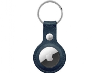 Bilde av Crong Crong Leather Case With Key Ring Leather Keyring For Apple Airtag (navy Blue)