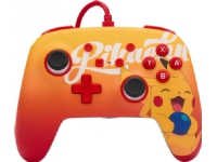 PowerA 1522784-01, Gamepad, Nintendo Switch, Analog, Koblet med ledninger (ikke trådløs), USB, Oransje, Rød