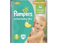 Pampers Active Baby 5 Bleier, 11-18 kg, 28 stk.