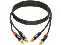 Klotz RCA (Cinch) x2 - RCA (Cinch) x2 kabel 0,9m svart