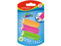 Keyroad Keyroad Roofix Universal Eraser, 3 stk., Blister, Bland Farger Skriveredskaper - Markør - Øvrige markør