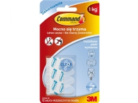 COMMAND REPLACEMENT STRAPS COMMAND 17024CLR 12 PCS. TRANSPARENT